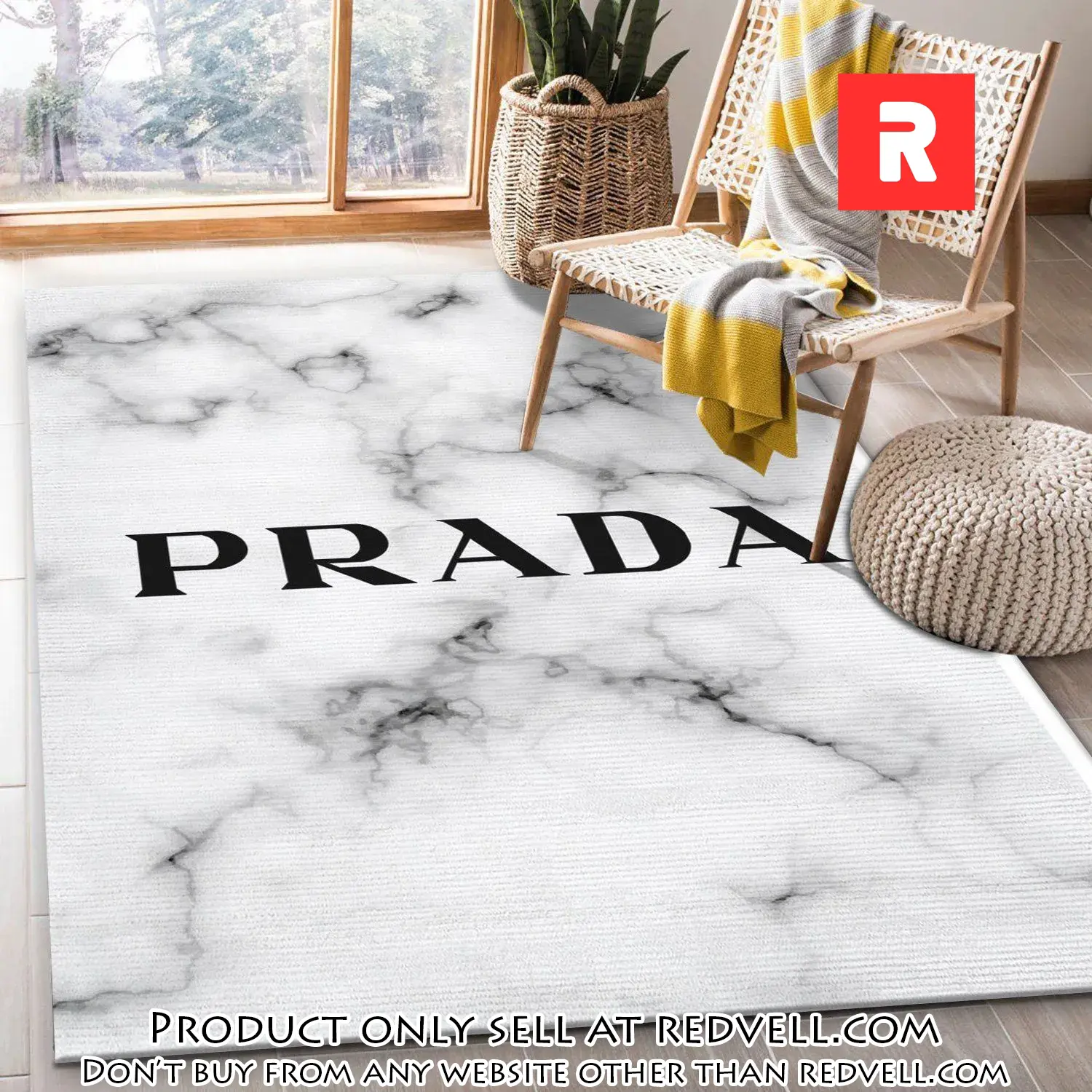 Prada area rug bedroom rug christmas gift us decor rv4611387